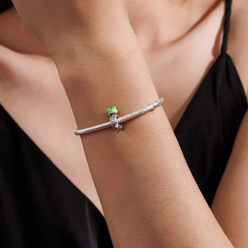 Süßes Frosch Armband mit Charms | Geschenk für Frauen