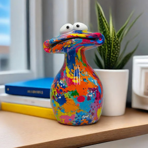 Tanzfrosch Figur als Biene | Lustige Deko | 4 Posen zur Wahl