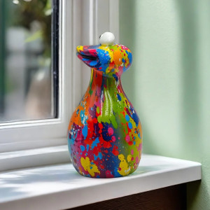 Tanzfrosch Figur als Biene | Lustige Deko | 4 Posen zur Wahl