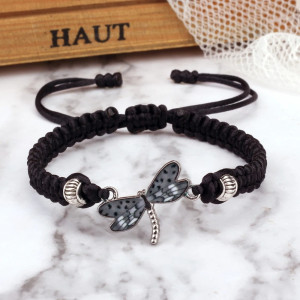 Silbernes Libellen-Armband | Natürliche Eleganz | 4 Farben