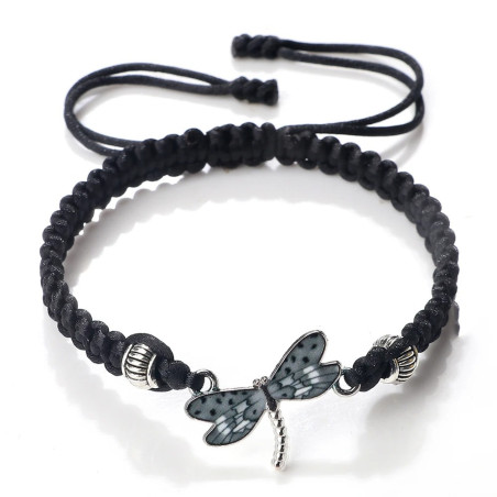 Silbernes Libellen-Armband | Natürliche Eleganz | 4 Farben