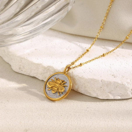 Bienen Halskette 'Königliches Siegel' | Gold & Silber Schmuck