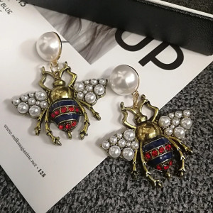 Bienen-Ohrringe 'Royale Majestät' - Eleganter Damenschmuck