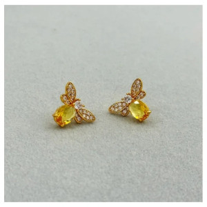 Bienen Ohrringe 'Goldener Glanz' | Süßer Schmuck für Frauen
