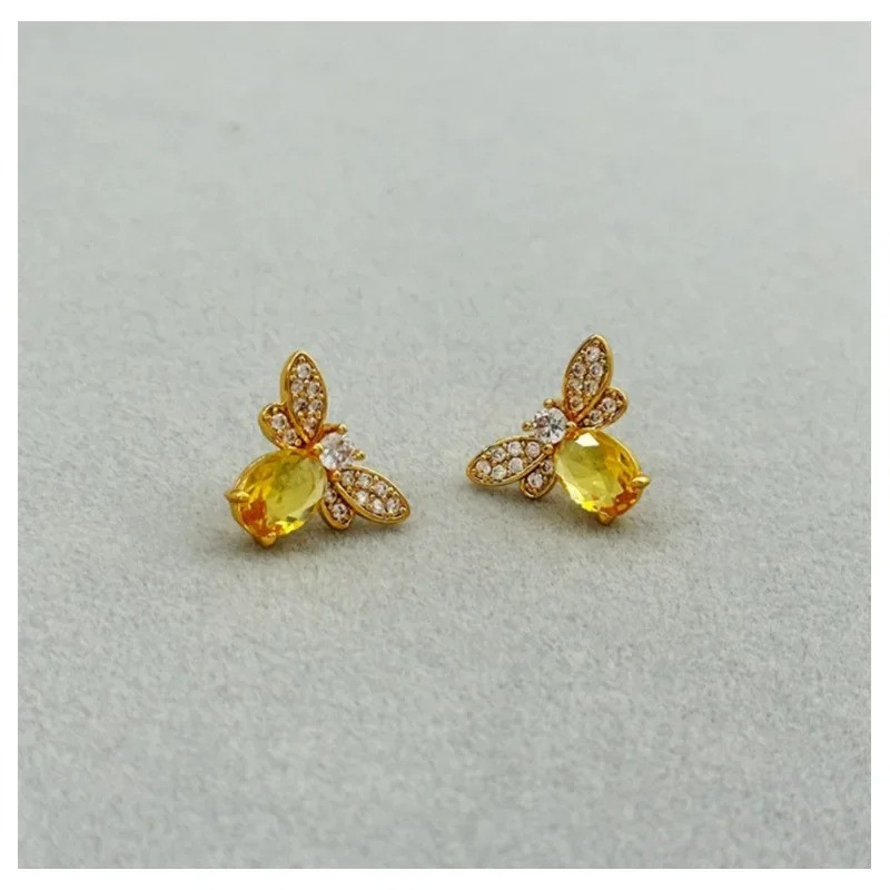 Bienen Ohrringe 'Goldener Glanz' | Süßer Schmuck für Frauen