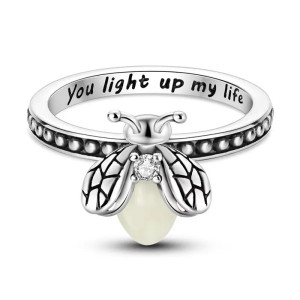 Vintage Bienenring 'For My Honey' | Eleganter Bienenschmuck