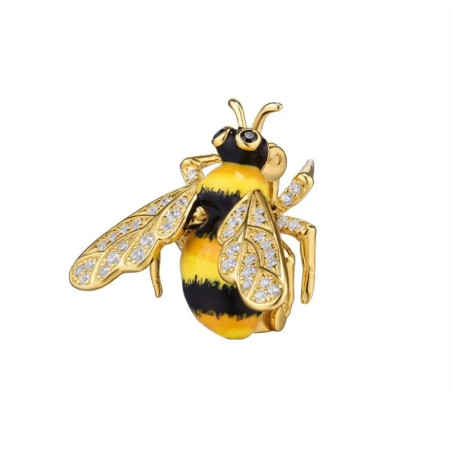 Bienenbrosche Honigglanz