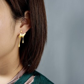 Boucles d'oreilles abeilles goutte de miel