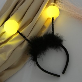 Bandeau serre-tête abeille lumineux LED