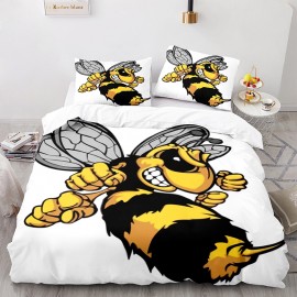 Lustiges Bienen Bettwäsche-Set | Geschenkidee für Kinder