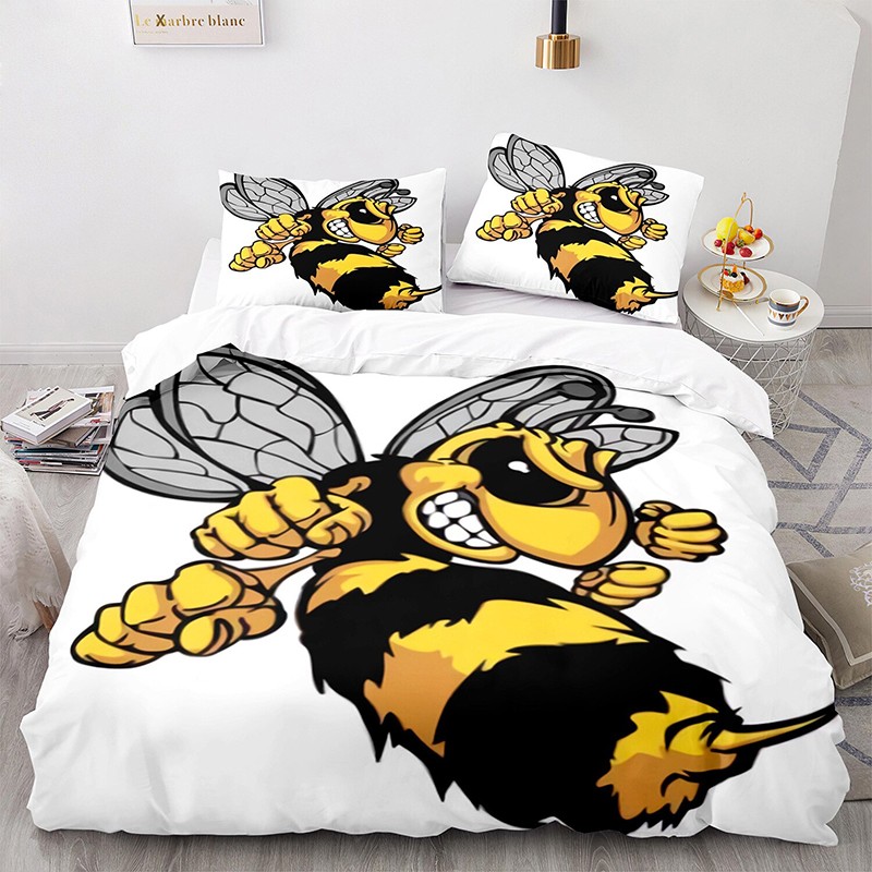 Lustiges Bienen Bettwäsche-Set | Geschenkidee für Kinder