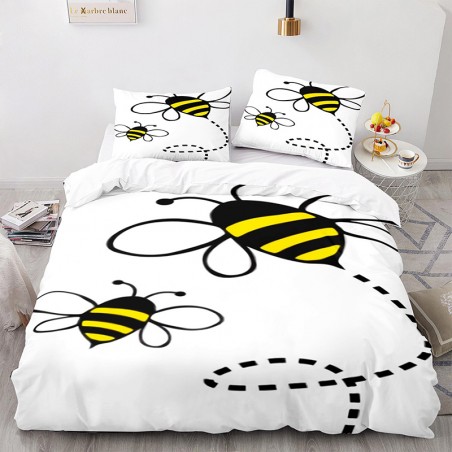 3D Bienen-Bettwäsche-Set | Süßes Geschenk für Bienenfreunde