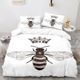 Bienenkönigin Bettwäsche-Set mit 3D-Druck | 1001bees.com