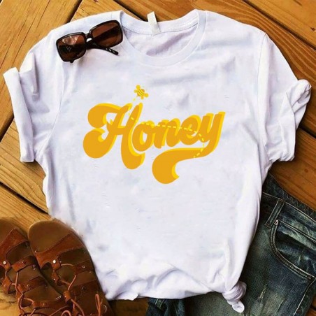 Damen Bienen T-Shirt 'Honey' | Süßes 70er Jahre Design