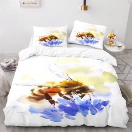 Ensemble de Literie Couette Abeille avec grandes Peinture