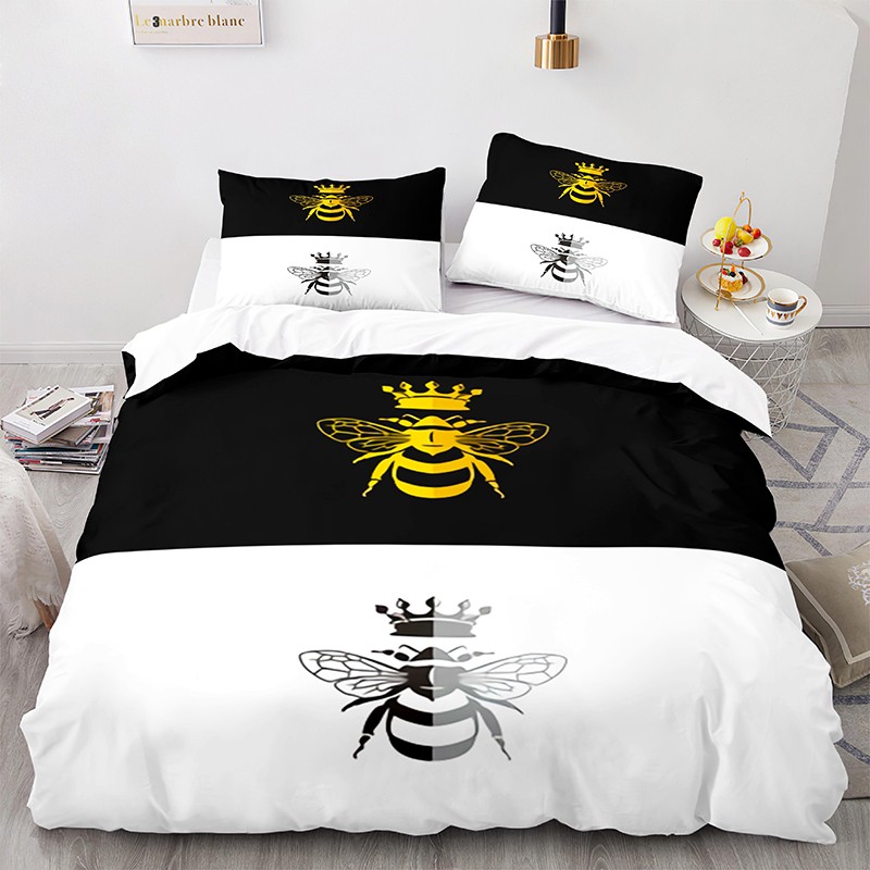 Ensemble de Literie Couette Abeille Royale