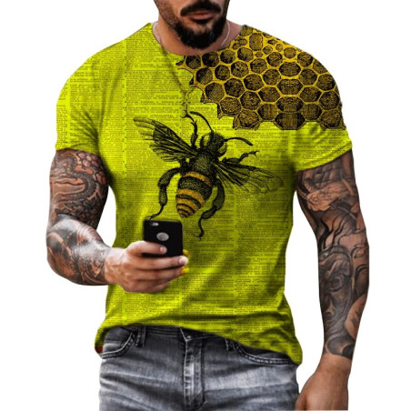 Bienen T-Shirt mit 3D-Biene | Süßes Geschenk für Frauen