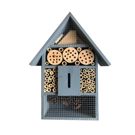 Grande Maison d'abeille et insectes vue complète