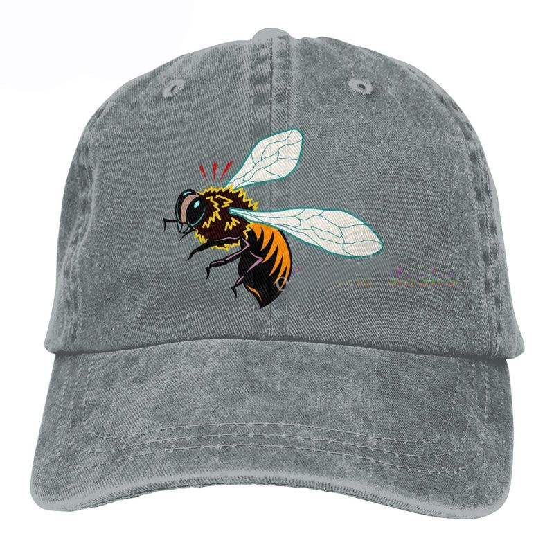 Casquette en denim hyper fashion - couleur gris