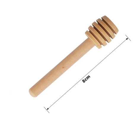 Détails bâtonnets à miel en bois - lot de 100 pièces ou 50 pièces