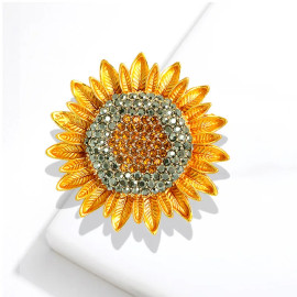 aticle Broche tournesol flamboyant