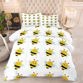 Bienen-Bettwäsche-Set mit süßem Cartoon-Motiv | 1001bees