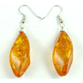 détails  Pendants précieux couleur miel