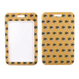 détails badge Porte-badge abeille hyper stylé