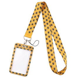 Porte-badge abeille hyper stylé