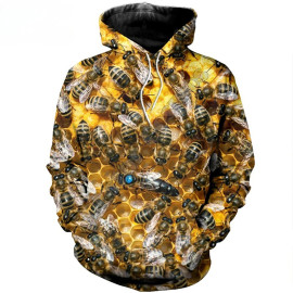 Hoodie Apiculteur "Tout une ruche en 3D"