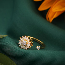 Bague tournante anti-stress : you are my sunshine