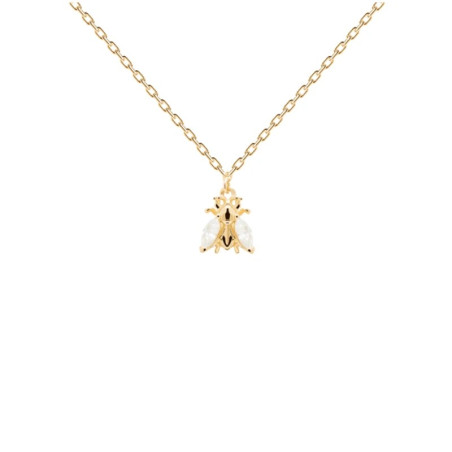 Collier ras du cou en argent Sterling 925 pour femme 6 couleurs de pierre - couleur blanc