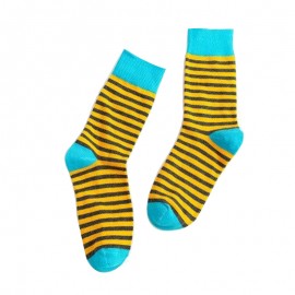 Paire de Chaussettes basse sport Femme Motif Rayures abeille