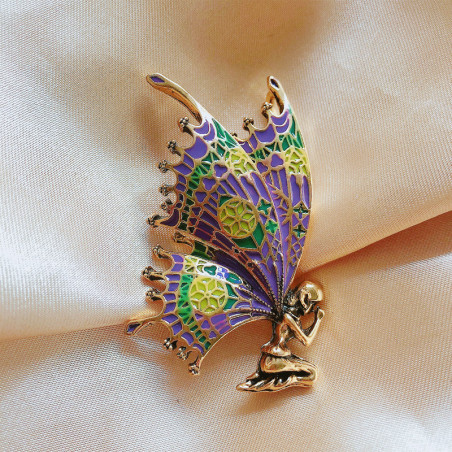 Broche Fée aux Ailes de Papillon Modele2