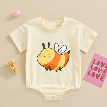 Body abeille Bébé Abeille Contente