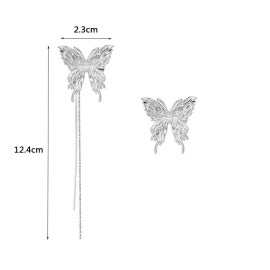 dimensions Collier papillon Grand papillon ras de cou et long pendants