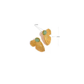 dimensions Boucles d'oreilles papillon grand papillon et pierre design