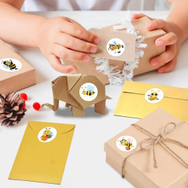 MagnifiquesRouleau Autocollants Abeille - 500 stickers