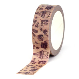 Washi Tape Rolle mit Bienen & Bienenstock | Süßes Geschenk