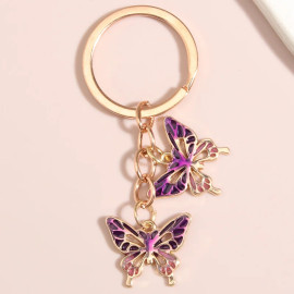 Porte-clés papillon Hallow Design - couleur Violet
