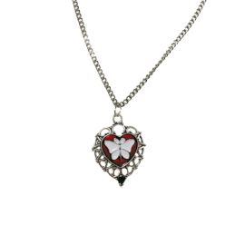 Collier papillon style gothique