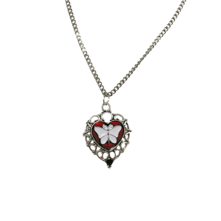 Collier papillon style gothique