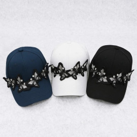 Casquette Papillon avec Grand Papillons 3D