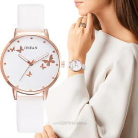 Montres-bracelet Papillon en Cuir pour femmes