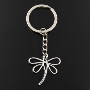 Porte-clés Libéllule Design Minimaliste 28mm x 30mm