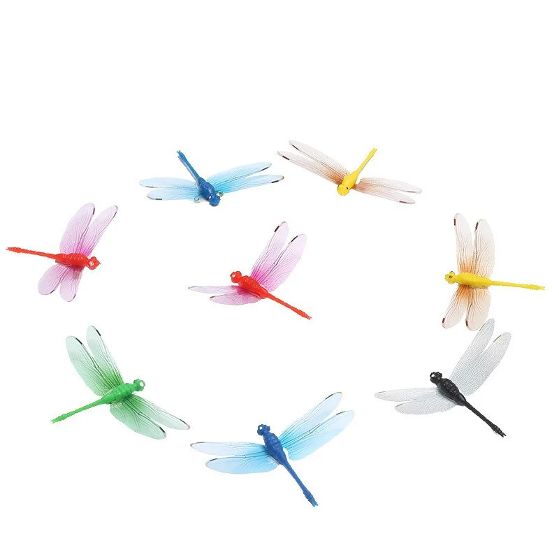 3D Libellen Wandaufkleber (10er-Set) - Süße Deko & Geschenk