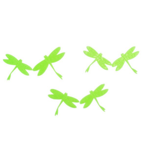 Détails Autocollant Mural Libellule Phosphorescent - Lot de 7 pièces