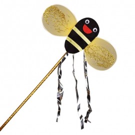 Costume complet de fée abeille pour fille baguette magique
