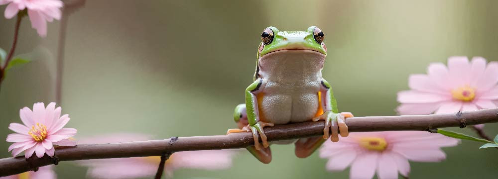 Frosch Uhr, Natur Accessoire am Handgelenk und Geschenkidee