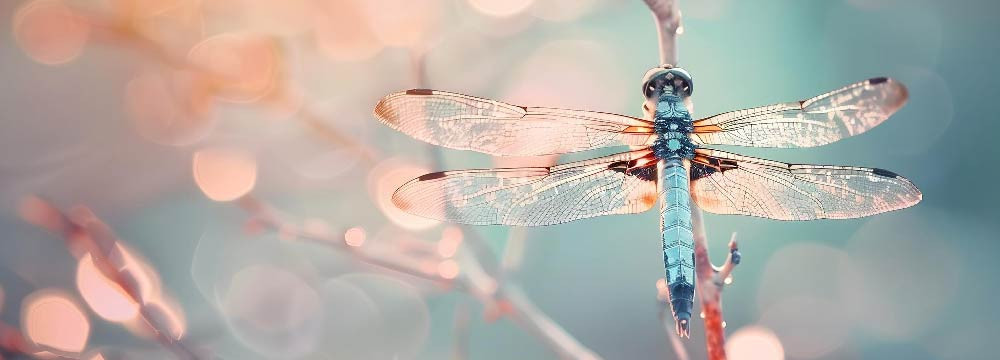 Libellen Uhr, Natur Accessoire am Handgelenk und Geschenkidee